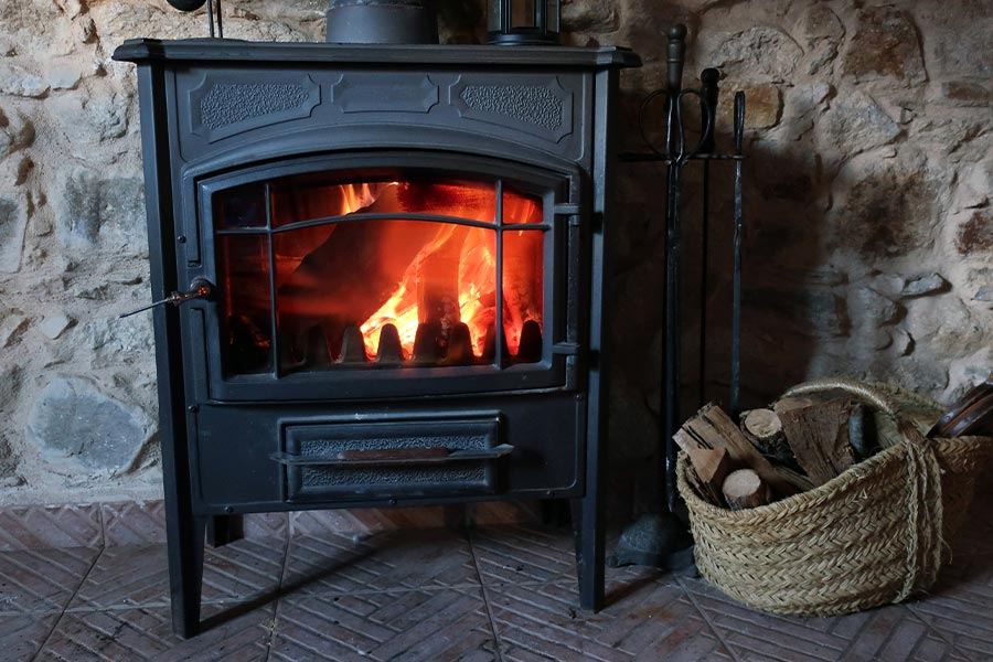 Wood burning stove